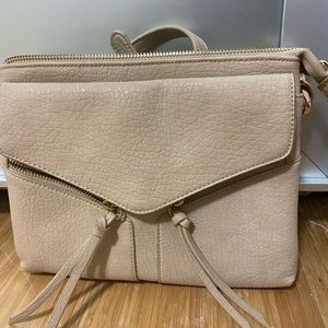 Beige Crossbody Purse